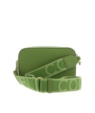 COCCINELLE TEBE Borsa a tracolla in pelle martellata guacamole - Borse Donna - 4