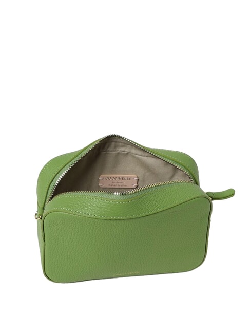 TEBE Borsa a tracolla in pelle martellata guacamole - Borse Donna
