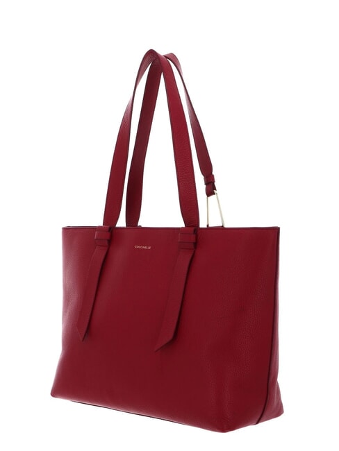 MALORY  Shopper a spalla, in pelle sangria - Borse Donna