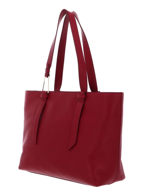MALORY  Shopper a spalla, in pelle sangria - Borse Donna