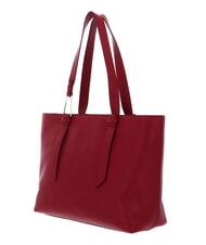 COCCINELLE MALORY  Shopper a spalla, in pelle sangria - Borse Donna - 3