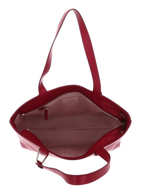 MALORY  Shopper a spalla, in pelle sangria - Borse Donna