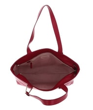 COCCINELLE MALORY  Shopper a spalla, in pelle sangria - Borse Donna - 5