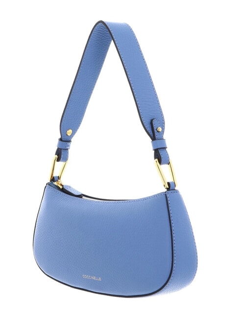 MERVEILLE Borsa a spalla in pelle martellata azul - Borse Donna