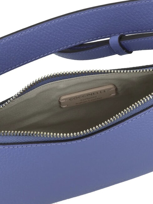 MERVEILLE Borsa a spalla in pelle martellata azul - Borse Donna