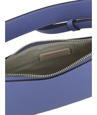 COCCINELLE MERVEILLE Borsa a spalla in pelle martellata azul - Borse Donna - 4