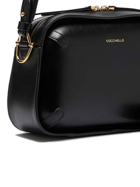 MALETA CALF COC Borsa  a spalla in pelle con tracolla Nero - Borse Donna
