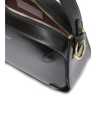 COCCINELLE MALETA CALF COC Borsa  a spalla in pelle con tracolla Nero - Borse Donna - 4