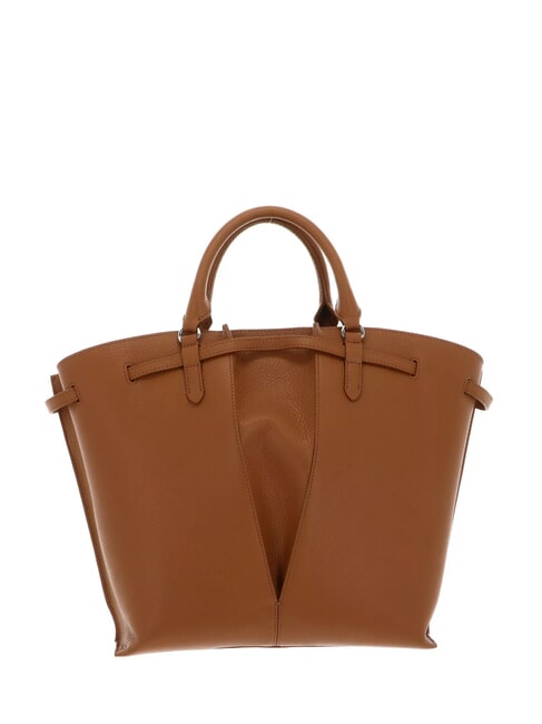 FLORES Borsa tote piccola in pelle martellata CUIR - Borse Donna