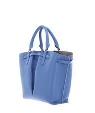 COCCINELLE FLORES Borsa tote piccola in pelle martellata azul - Borse Donna - 3