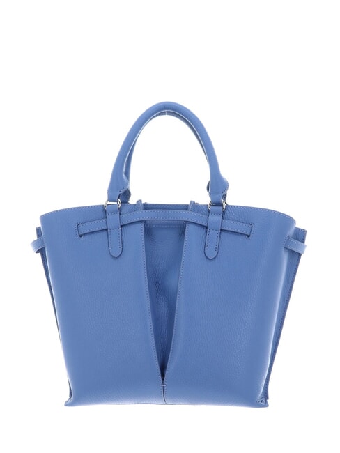 FLORES Borsa tote piccola in pelle martellata azul - Borse Donna