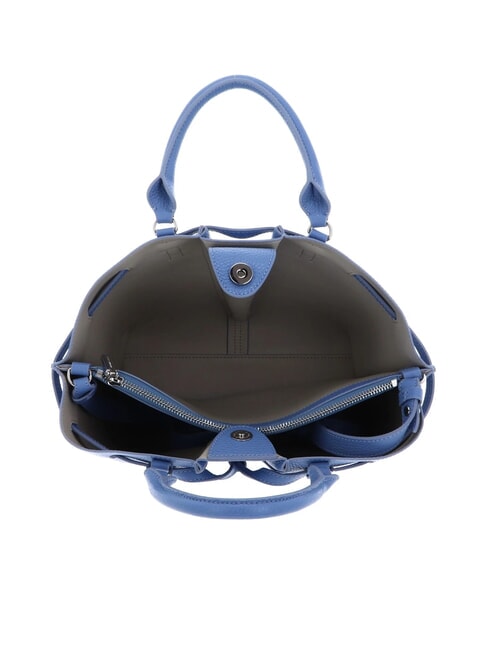 FLORES Borsa tote piccola in pelle martellata azul - Borse Donna