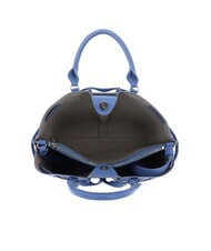 COCCINELLE FLORES Borsa tote piccola in pelle martellata azul - Borse Donna - 6