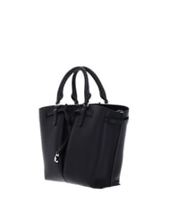 COCCINELLE FLORES Borsa tote piccola in pelle martellata Nero - Borse Donna - 2