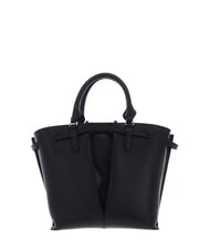 COCCINELLE FLORES Borsa tote piccola in pelle martellata Nero - Borse Donna - 4
