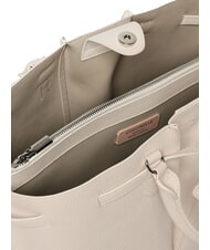 COCCINELLE FLORES Borsa tote media in pelle martellata blanco - Borse Donna - 3