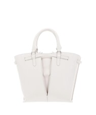 COCCINELLE FLORES Borsa tote piccola in pelle martellata blanco - Borse Donna - 3