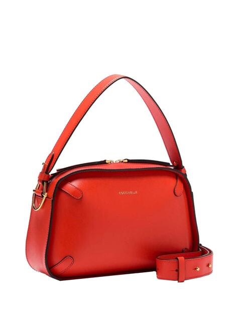CAMPIONARIO - MALETA CALF COC Borsa  a spalla in pelle con tracolla gazpacho - Borse Donna