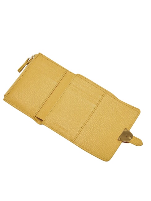 CAMPUS Portafoglio compatto in pelle martellata soleado - Portafogli Donna