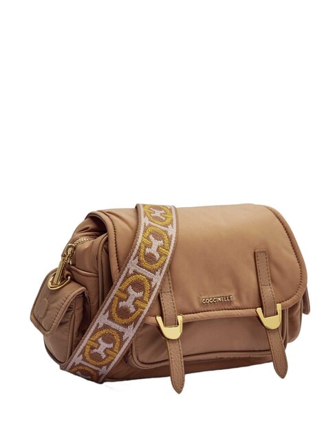 CAMPUS PUFFY NY Borsa a tracolla in nylon e pelle skin - Borse Donna