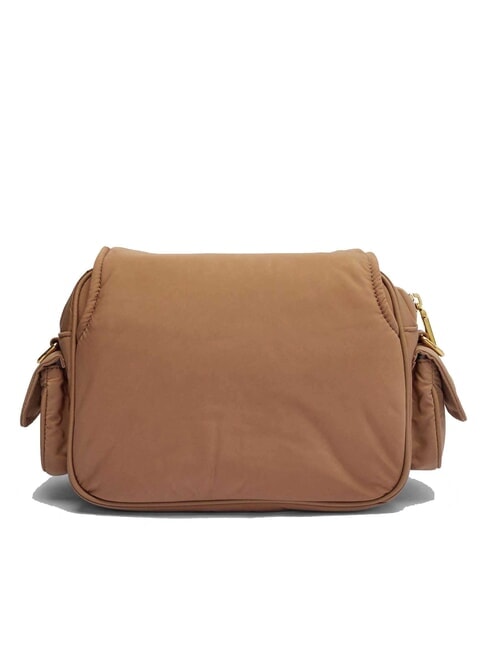 CAMPUS PUFFY NY Borsa a tracolla in nylon e pelle skin - Borse Donna