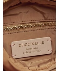 COCCINELLE CAMPUS PUFFY NY Borsa a tracolla in nylon e pelle skin - Borse Donna - 7