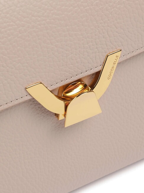 DEW Borsa media a spalla in pelle martellata rosette - Borse Donna