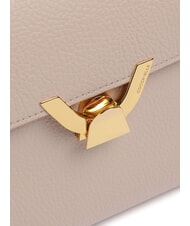 COCCINELLE DEW Borsa media a spalla in pelle martellata rosette - Borse Donna - 3