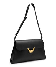 COCCINELLE DEW Borsa media a spalla in pelle martellata Nero - Borse Donna - 2