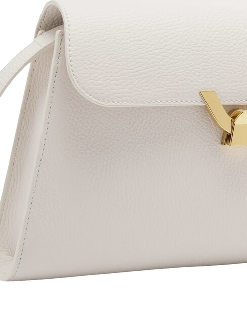 DEW Borsa media a spalla in pelle martellata blanco - Borse Donna