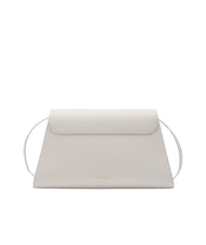 COCCINELLE DEW Borsa media a spalla in pelle martellata blanco - Borse Donna - 4
