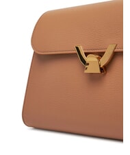 COCCINELLE DEW Borsa media a spalla in pelle martellata skin - Borse Donna - 3