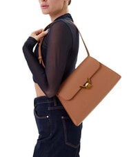 COCCINELLE DEW Borsa media a spalla in pelle martellata skin - Borse Donna - 5