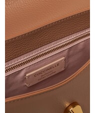 COCCINELLE DEW Borsa media a spalla in pelle martellata skin - Borse Donna - 6