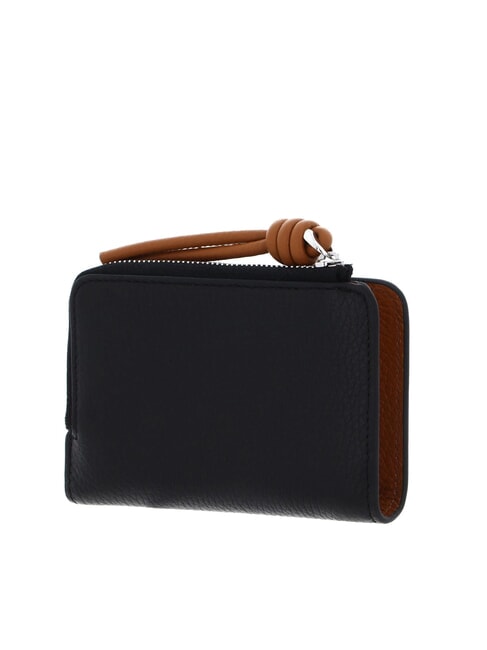 MYRTHA MAXI LOG Portafoglio medio zip around in pelle noir/cuir - Portafogli Donna