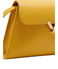 COCCINELLE DEW Borsa media a spalla in pelle martellata soleado - Borse Donna - 3