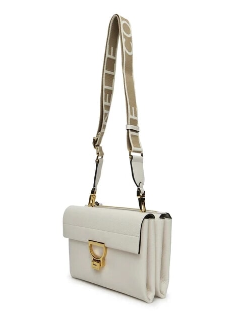 ARLETTIS SIGNATURE Borsa in pelle con tracolla logata blanco - Borse Donna