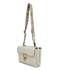 COCCINELLE ARLETTIS SIGNATURE Borsa in pelle con tracolla logata blanco - Borse Donna - 4