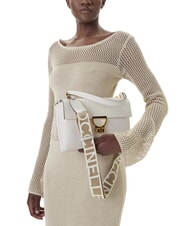 COCCINELLE ARLETTIS SIGNATURE Borsa in pelle con tracolla logata blanco - Borse Donna - 6