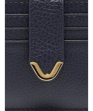COCCINELLE DEW Porta carte in pelle con portamonete midnight blue - Portafogli Donna - 3