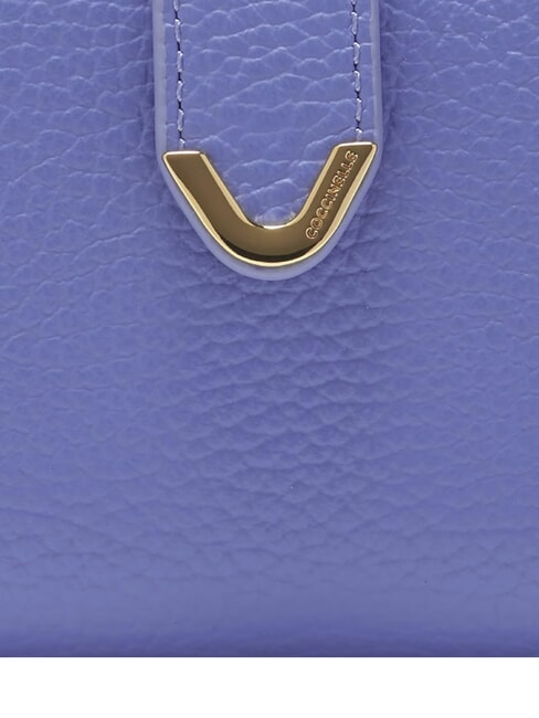 DEW Portafoglio medio in pelle martellata azul - Portafogli Donna