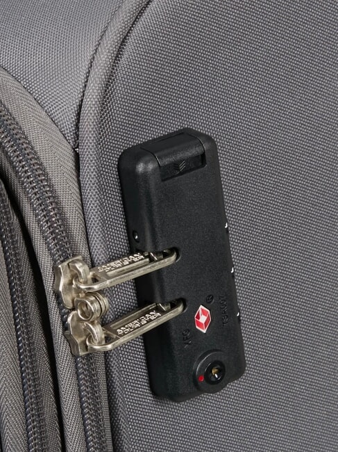 FUN CRUISE Trolley grande espandibile grey/orange - Trolley Semirigidi