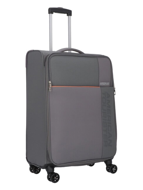 FUN CRUISE Trolley medio espandibile grey/orange - Trolley Semirigidi