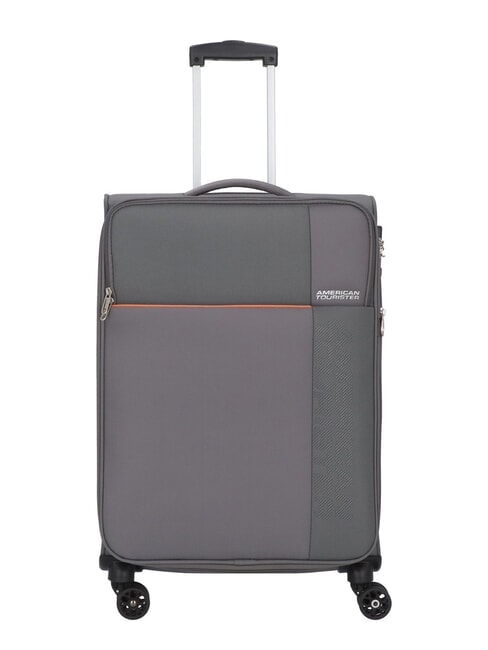 FUN CRUISE Trolley medio espandibile grey/orange - Trolley Semirigidi