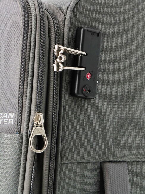 FUN CRUISE Trolley medio espandibile grey/orange - Trolley Semirigidi