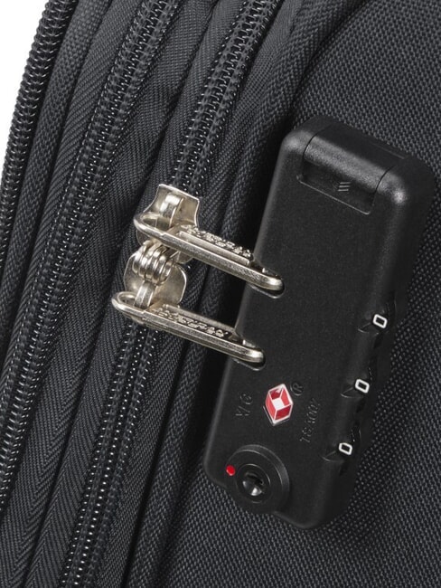 FUN CRUISE Set 3 trolley:cabin+medio e grande espandibili BLACK/RED - Set Trolley