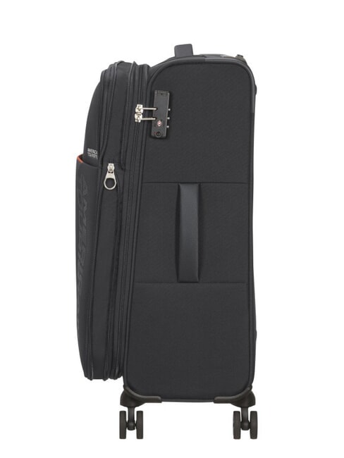 FUN CRUISE Trolley medio espandibile BLACK/RED - Trolley Semirigidi