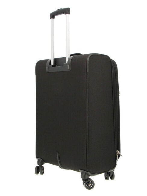 FUN CRUISE Trolley medio espandibile BLACK/RED - Trolley Semirigidi