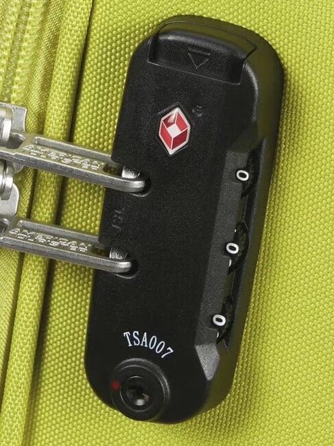 SUN BREAK Trolley medio espandibile lime - Trolley Semirigidi