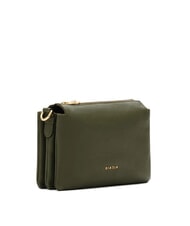 BIASIA FEATHER SMALL Borsa a tracolla piccola in pelle muschio - Borse Donna - 2